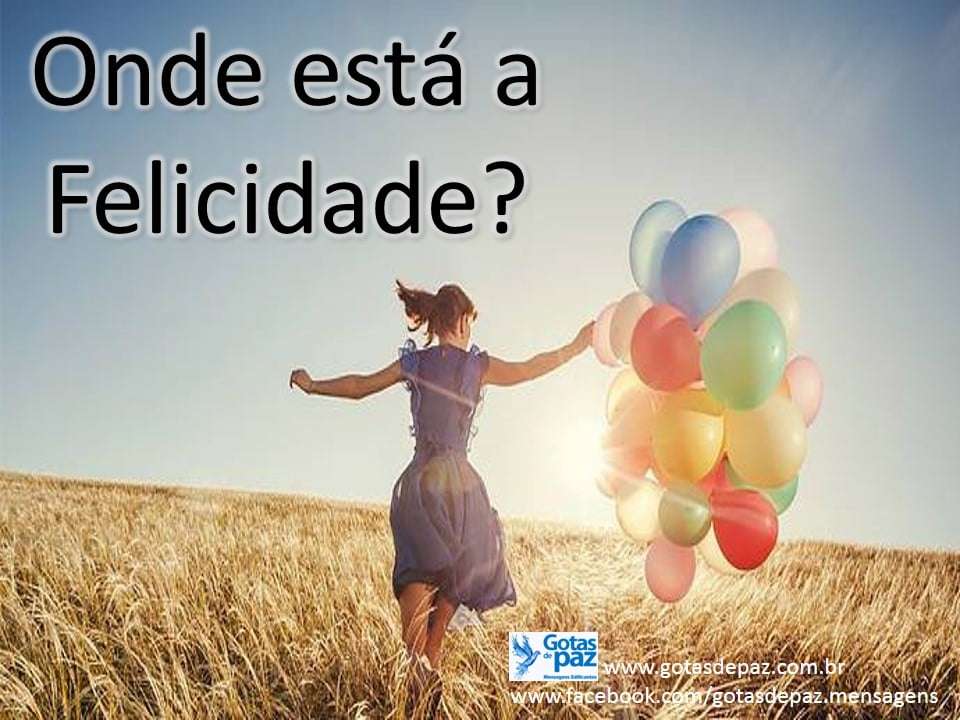 Quem Pode Dizer Onde A Felicidade Está